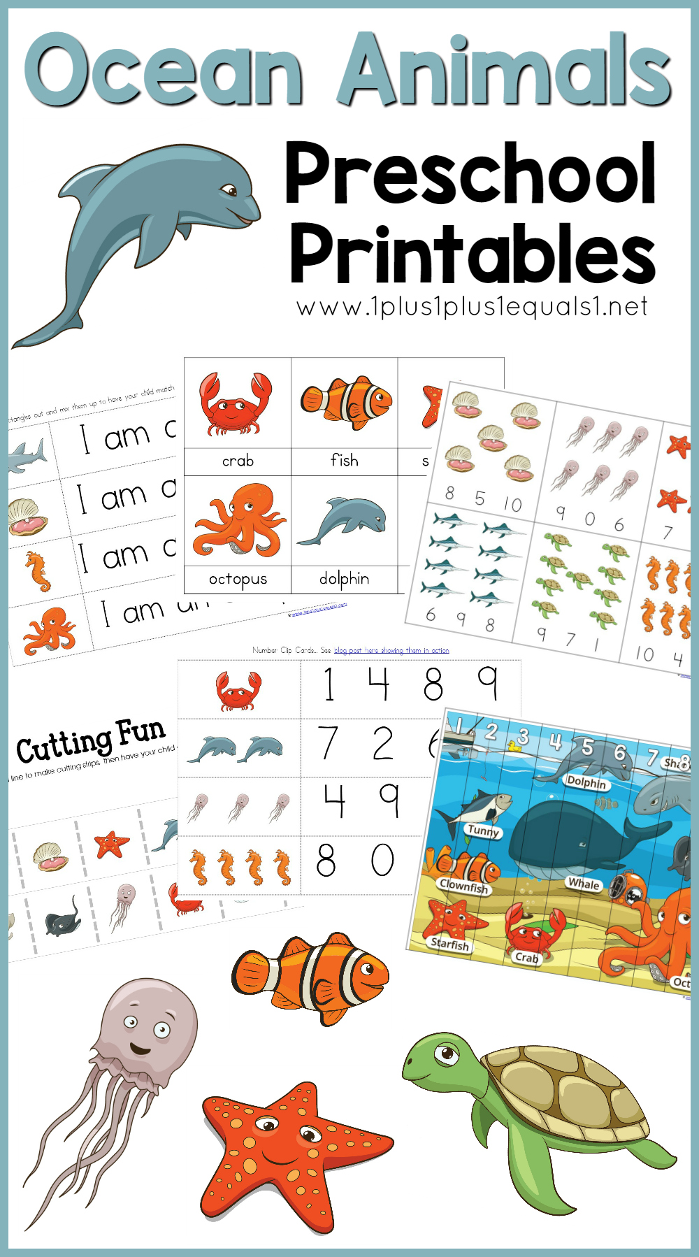 Printable Ocean Animals